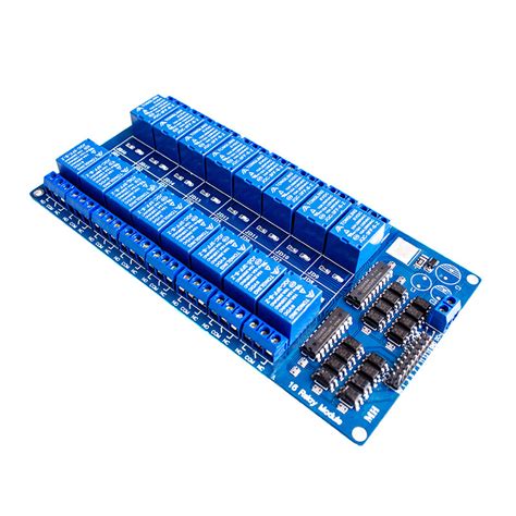 16 Channel Relay Module Board With Optocoupler Protection Lm2576 5v12v