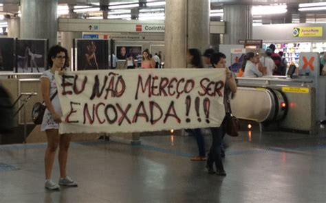 Fotos Ato Contra Encoxadas No Metrô Fotos Em São Paulo G1