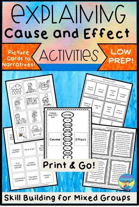 Cause And Effect Activities Compound Sentences Differentiated