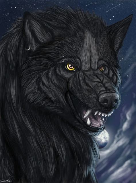Lycanthrope Heart Portrait By Ansticewolf On Deviantart Wolf Deviantart