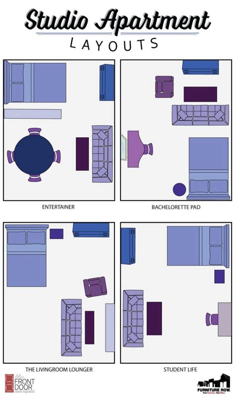 Photo courtesy of room & board. Studio Apartment Layout Guide - The Front Door By ...