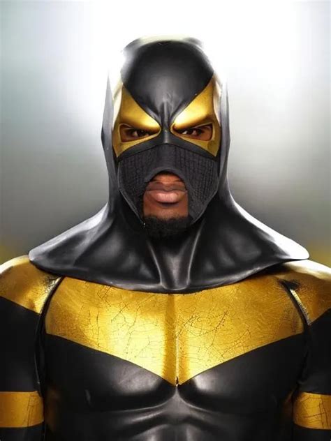 Real Life Superhero Phoenix Jones He Wears A Black Openart