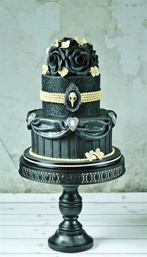 Gothic Cake — Birthday Cakes Gothic Cake Crazy Wedding Cakes Gothic