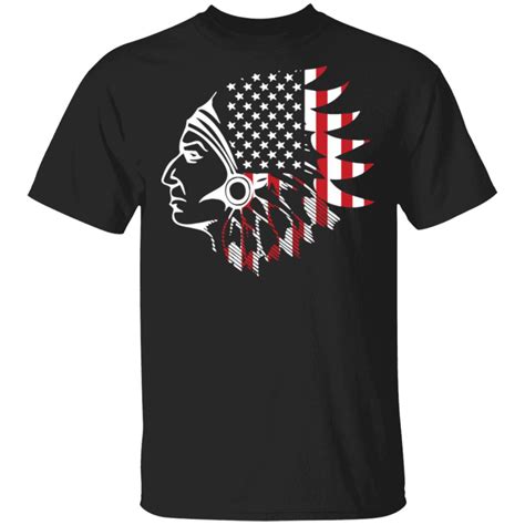 Flag Native American T Shirts T Shirt