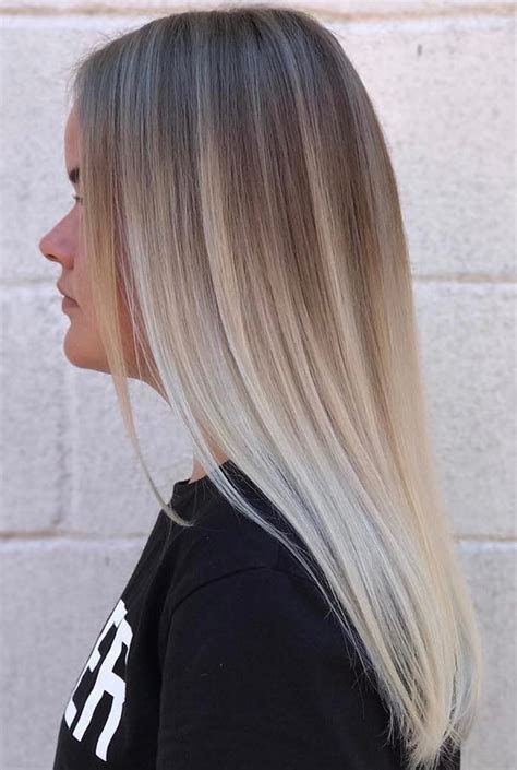 Dye your hair a stunning shade of white blonde and opt for gorgeous ash blonde streaks throughout. 45 Adorable Ash Blonde Hairstyles - Stylish Blonde Hair Color Shades Ideas - Her Style Code