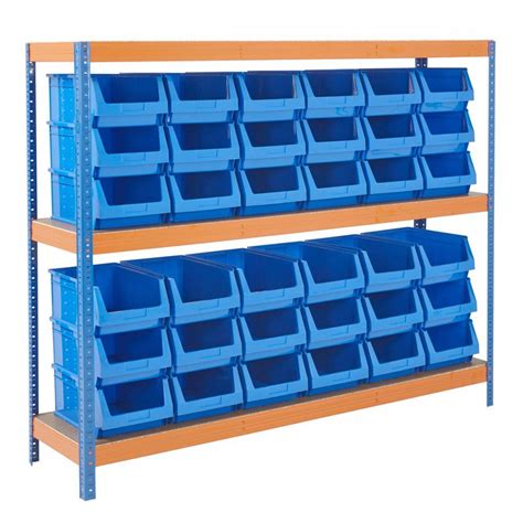 Roll these bins near benches or other work areas, and turn each storage level to access the items you need. Heavy Duty 300kg 270w x 420d Parts Storage Bin Shelving | Racking.com