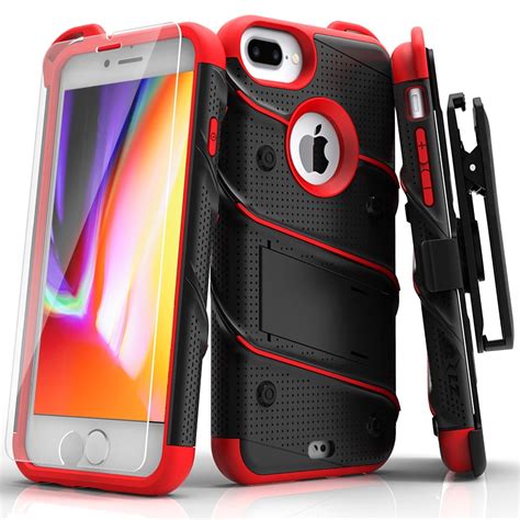 Zizo Bolt Series Case With Screen Protector Holster And Kickstand For