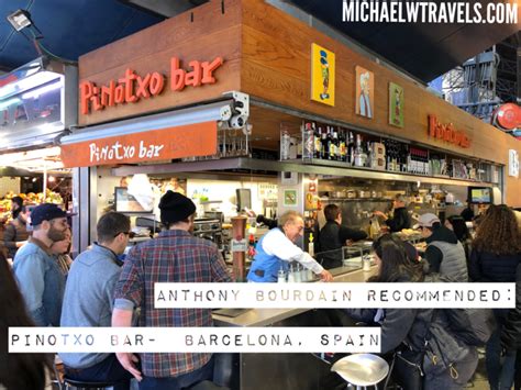 Anthony Bourdain Recommended Pinotxo Bar Barcelona Spain 1 Michael