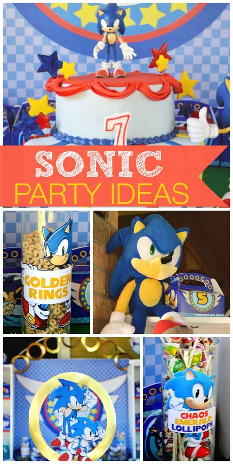 Sonic The Hedgehog Birthday Party Ideas Photo Of Sonic Birthday Hot