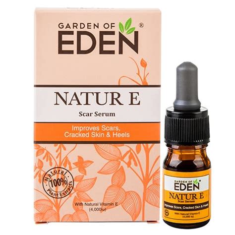 Their label is instantly recognizable in health food besides the essential oils, eden's garden sells other products related to essential oils. Garden of Eden Natur E Scar Serum 15ml