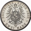 2 Mark - Ludwig IV - Grand-duché de Hesse-Darmstadt – Numista
