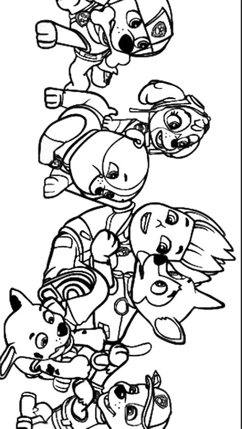 By best coloring pagesjanuary 2nd 2018. Paw patrol coloring pages | The Sun Flower Pages