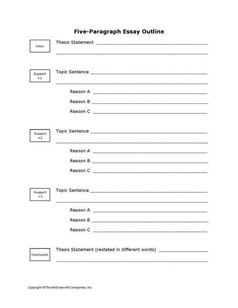 writing proficiency support | Essay outline template, Essay outline