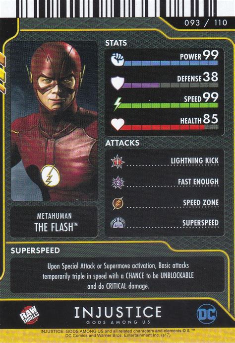 Injustice Gods Among Us Series 2 093 Metahuman The Flash Non Foil