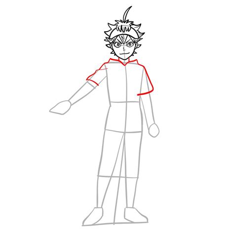 How To Draw Asta In Full Growth Sketchok Easy Drawing Guides