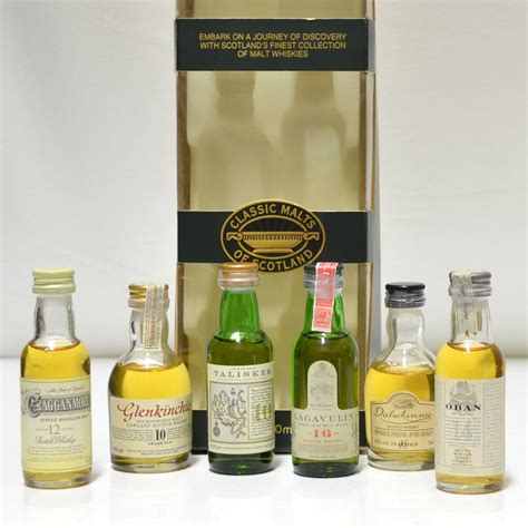 Classic Malts Of Scotland 6 X 50ml The 22nd Auction Scotch Whisky