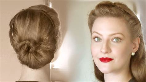 Simple Retro Updos For Everyday Life Different Ages S Hairstyles Vintage Hairstyles