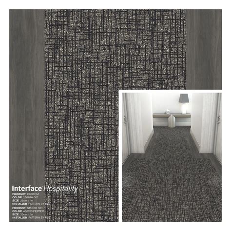 Interface Studio Set Lvt Next To Custom Skinny Plank Carpet Tile A