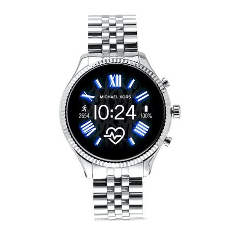 Buy Michael Kors Metallic Silver Smartwatch For Women Online The