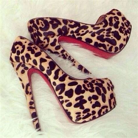 Shoes High Heels Leopard Print Sexy Wheretoget