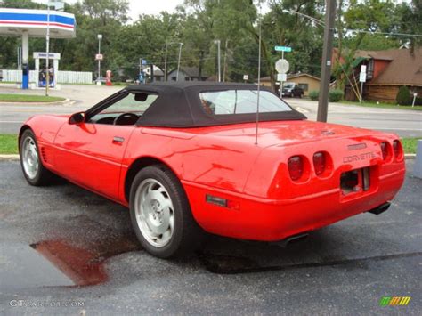 1995 Torch Red Chevrolet Corvette Convertible 3326412 Photo 7