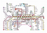 Mapa grande de metro detallado de la ciudad de Múnich | Múnich ...