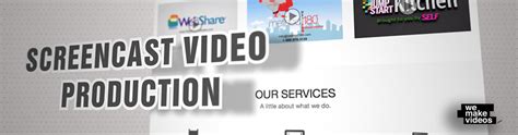 Screencast Video Production Website Animation Wmv Video Productions