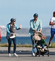 Jessica Chastain and husband spotted with baby