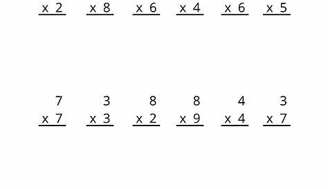 multiplication worksheets 2's