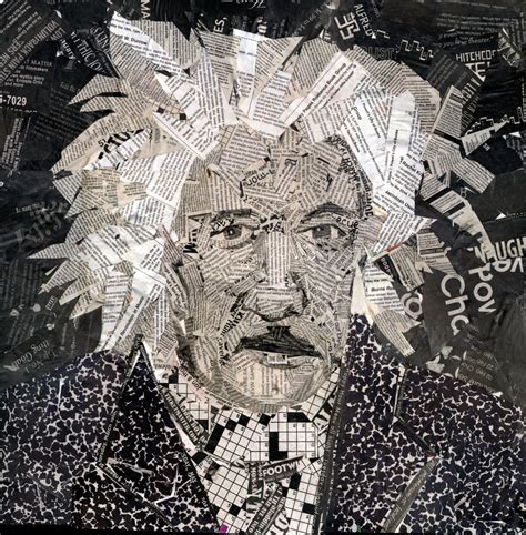 Beautiful Collage Portraits Of Some Famous People