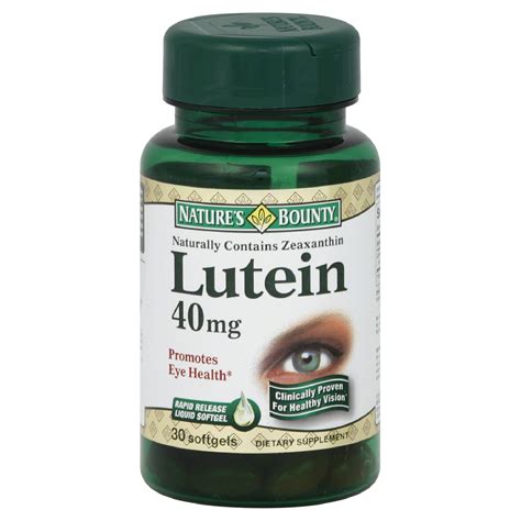 Lutein 40 Mg Softgels