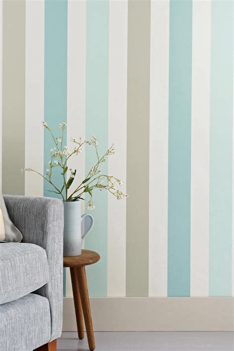 Nautical Stripe Wallpaper Bedroom Wall Designs Home Wallpaper