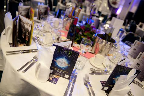 Table Setting In The Pavilion For A Charity Dinner Dance Table