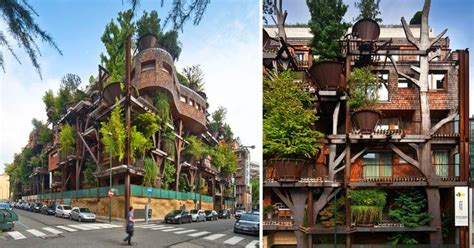 Vertical Forest An Urban Treehouse That Protect Residents From Air And