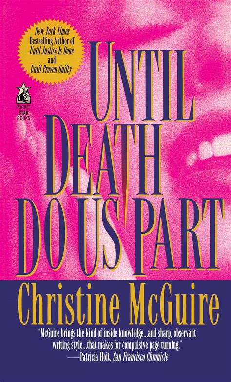 Until Death Do Us Part Book By Christine Mcguire Official Publisher