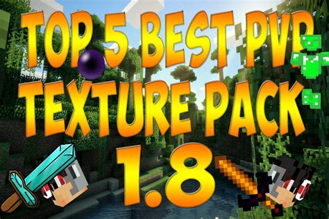 Minecraft Top 5 Best Pvp Texture Packresource Pack 18 Link Youtube