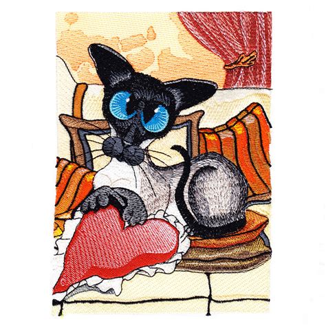 Siamese Set 2 By Amylyn Bihrle 5x7 Products Swak Embroidery