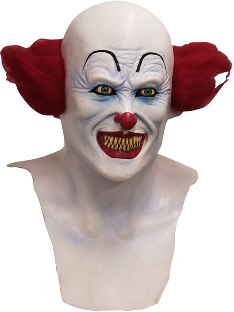 Pennywise Horror Latex Mask Evil Clown Halloween Costume
