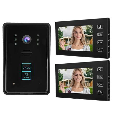 Mgaxyff Doorbell Camera Video Intercom Doorbell 7 Inch Hd Video Door