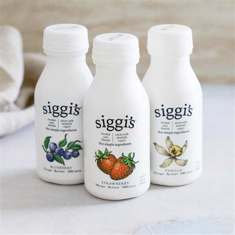 Siggis Whole Milk Drinkable Yogurt A Healthy On The Go Breakfast Option