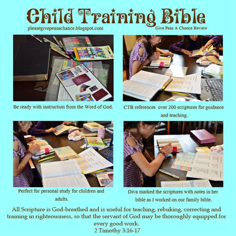 Give Peas A Chance Child Training Bible And Amazon Card Giveaway