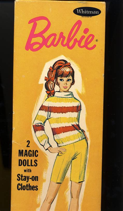 Mod Barbie Paper Doll Clothes Box By Whitman Vintage 1969 Barbie Paper Dolls Doll Clothes