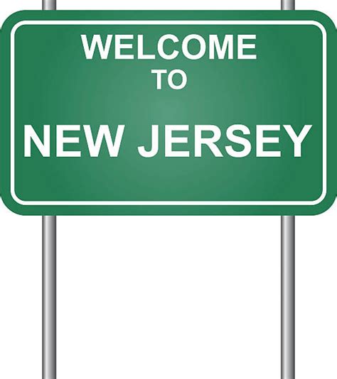 Welcome To New Jersey Sign Illustrations Royalty Free Vector Graphics
