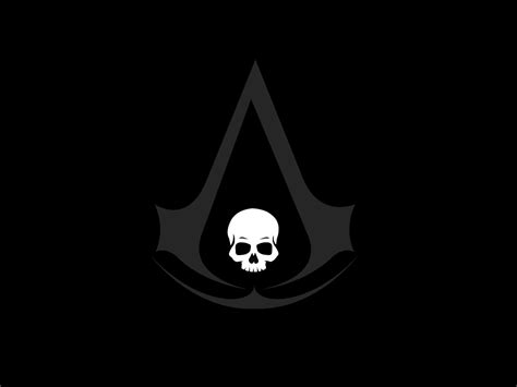 Assassin S Creed Iv Black Flag Logo Assassin S Creed Wallpaper
