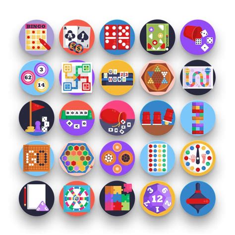 Board Games Icons Shop