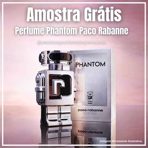 Amostras e Brindes Grátis Amostra Grátis Perfume Phantom Paco Rabanne