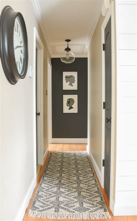 Hallway Update How To Add Style To A Small Hallway Little House Of