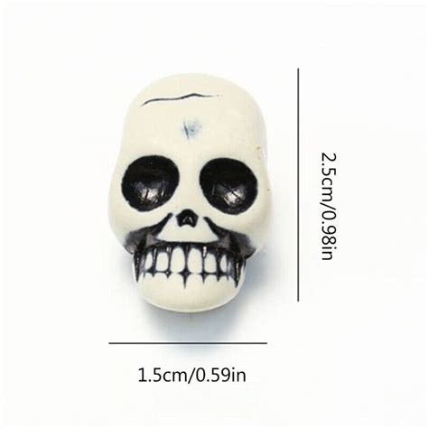 Pieces Halloween Skull Heads Scary Prank Props Terrifying Skull Mini Skeleton Ebay