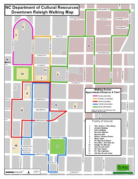 Downtown Raleigh Walking Map | Nc vacation, North carolina, My kind of town