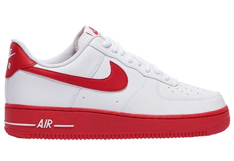 The Nike Air Force 1 Low University Red Comes With Red Soles